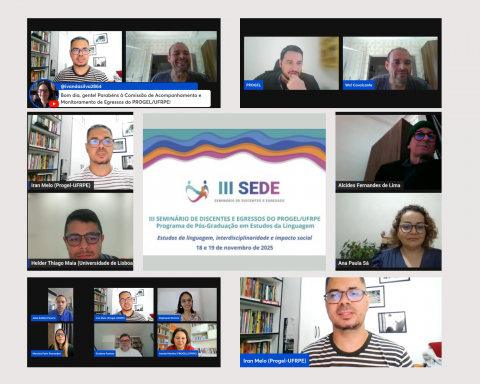 PROGEL realizou o III SEDE- Seminário de Discentes e Egressos do PROGEL/UFRPE