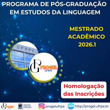 Homologação das inscrições - Ano Letivo 2026.1 