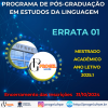 Errata 01 do EDITAL 01/2024 - Encerramento das inscrições dia 31/10/2024